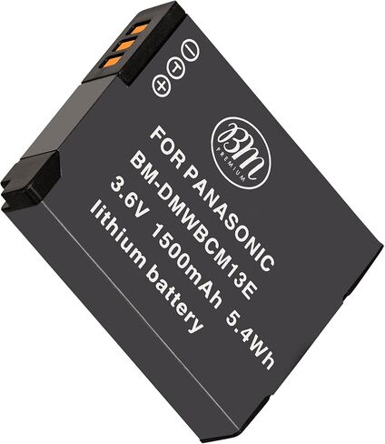 بطارية BM Premium DMW-BCM13E لباناسونيك لوميكس DC-TS7، DMC-FT5A، LZ40، TS5، TS6، TZ37، TZ40، DMC-TZ41، DMC-TZ55، DMC-TZ60، DMC-ZS27، DMC-ZS30، DMC-ZS35، DMC-ZS40، الكاميرات الرقمية DMC-ZS45، DMC-ZS50 in Kuwait