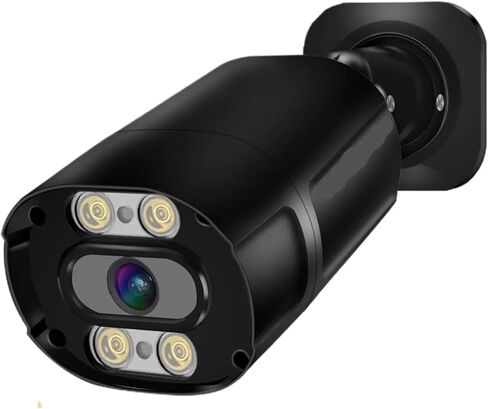كاميرا UltraHD 4K 8MP للأمن الخارجي IP Turret PoE 3840x2160 100ft ضوء مزدوج كشف الإنسان اللون رؤية ليلية كاملة (2.8 مم، 5 ميجابكسل ضوء مزدوج 12 فولت) in Kuwait