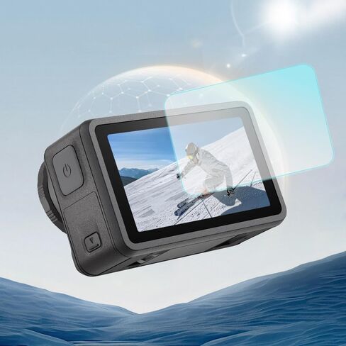 متوافق مع واقي شاشة Xtra Edge Pro، وعدسة زجاجية مقواة وفيلم شاشة LCD بصلابة 9H، وشفاف فائق الدقة، ومقاوم للخدش لملحقات كاميرا Xtra Edge Pro in Kuwait