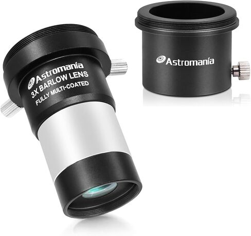 Astromania M42X0.75 محول ذكر إلى 1.25 بوصة - حزمة مع - 3X Barlow Lens 1.25 بوصة in Kuwait