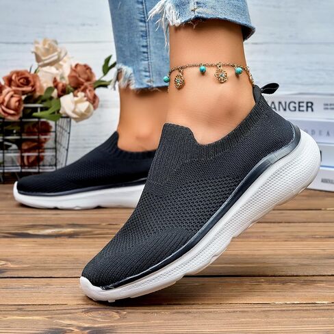 Slip on Shoes for Women Casual Comfortable Womens Walking Shoes Jogging Athletic Sneakers for Women in Saudi Arabia