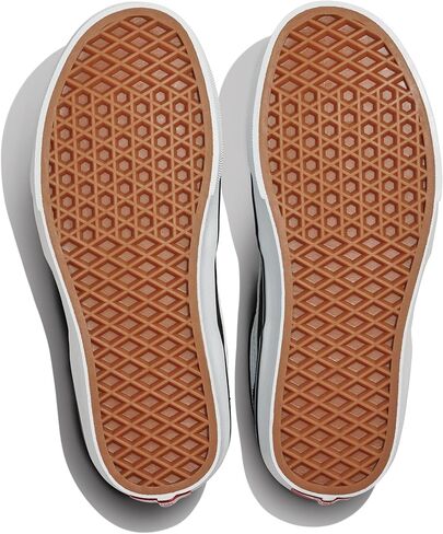 حذاء Vans Big Kids' Brooklyn LS - حذاء رياضي كاجوال منخفض الرقبة للأولاد والبنات. جلد سويدي/قماش أسود/أبيض. 6 in Kuwait