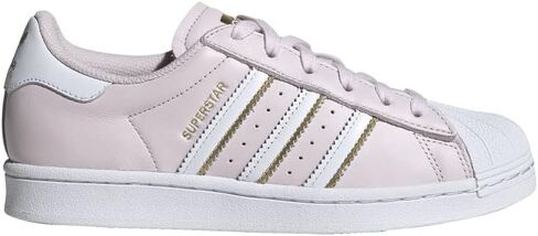 adidas Women's Superstar Sneaker, White/Silver Metallic/Black, 7.5 in Saudi Arabia