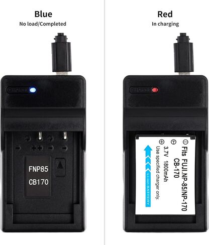 شاحن USB Norifon NP-85 لكاميرا Fujifilm FinePix SL1000، SL240، SL245، SL260، SL280، SL300، SL305 والمزيد in Kuwait