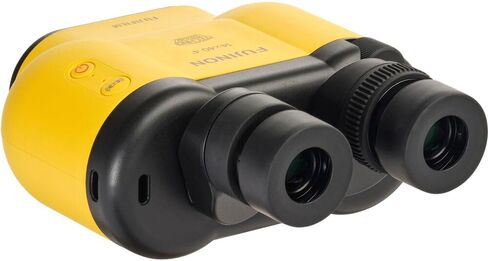 منظار Fujifilm Fujinon Techno-Stabi TS-X مقاس 14x40 لتثبيت الصورة، باللون الأصفر مع شريحة تصميم الذروة + 4 بطاريات AA من Ansmann + المزيد من الملحقات in Kuwait