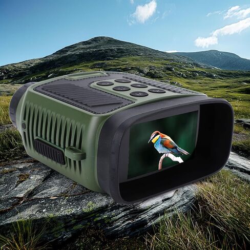 مناظير رقمية من بانابوي، فيديو 4K QHD، صور 48 ميجابكسل، تكبير رقمي 8X، شاشة IPS 3 بوصة، مع بطارية 5000 مللي أمبير في الساعة ودعم تخزين 128 جيجابايت، لمشاهدة الطيور والتخييم والمشي لمسافات طويلة ومشاهدة الحياة البرية in Kuwait