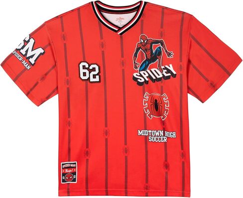 Marvel Mesh Soccer Jersey Athletic T-Shirt Toddler to Adult Sizes (2T - 2XL) in Saudi Arabia