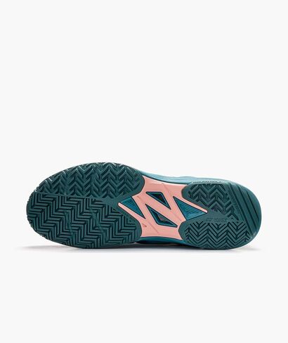 حذاء تنس نسائي YONEX Power Cushion Sonicage - أخضر داكن - مقاس 7.5 in Kuwait
