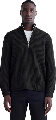 Everlane Men's Everlane The Felted Merino Half-Zip Sweater in Kuwait