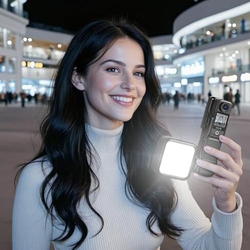 مجموعة إضاءة SJCAM C400 LED مع حامل ثلاثي القوائم، وكاميرا تسجيل فيديو لمنشئ محتوى YouTube بدقة 4K، واستخدام طاقة 7 ساعات، ومثبت 6 محاور، لمؤثري Vlogs، وشاشة تعمل باللمس 2.29 بوصة، وكاميرا جسم مقاومة للماء 30 متر، أسود in Kuwait
