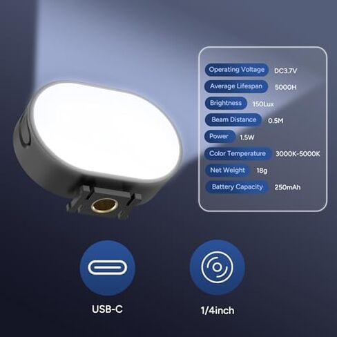مجموعة إضاءة SJCAM C400 LED مع حامل ثلاثي القوائم، وكاميرا تسجيل فيديو لمنشئ محتوى YouTube بدقة 4K، واستخدام طاقة 7 ساعات، ومثبت 6 محاور، لمؤثري Vlogs، وشاشة تعمل باللمس 2.29 بوصة، وكاميرا جسم مقاومة للماء 30 متر، أسود in Kuwait