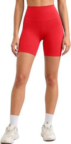 BAYDI Clouduxi Biker Shorts for Women 6" - High Waisted Soft Stretch Workout Yoga Gym Running Athletic Shorts in Saudi Arabia