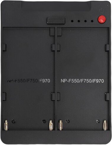 Cuifati Double Location Battery Charger, Indication of Clear Condition Camera LED Light Battery Multiple Garden Light for Photography in Kuwait
