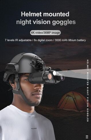 for Binoculars Professional |360P Night Vision Enhancement| 3D Night Vision VR Telescope |8X Digital Zoom| Starlight-Level Sensor |Head-Mounted in Kuwait