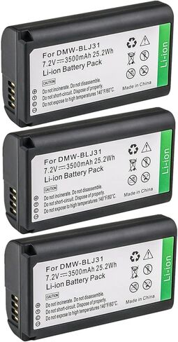 Kastar 2-Pack DMW-BLJ31 Battery Replacement for Panasonic DMW-BLJ31, DMW-BLJ31e Battery, Panasonic LUMIX S1, LUMIX S1R, LUMIX S1H, DMW-BGS1R, LUMIX S Series Full-Frame Mirrorless Cameras in Saudi Arabia