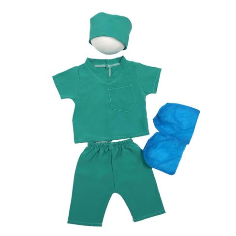 Newborn Doctor Costume Photography Clothes Cos-Play Costume Shirt Hat Pants Photo Props Baby Photo Bodysuit in Kuwait
