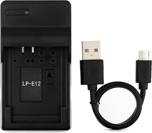 شاحن USB Norifon LP-E12 لكاميرا Canon EOS 100D EOS M EOS M2 EOS Rebel SL1 والمزيد in Kuwait