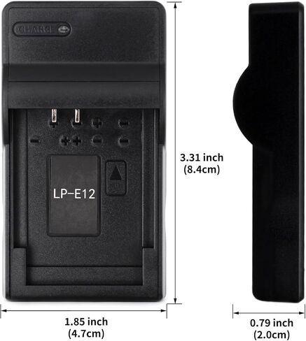 شاحن USB Norifon LP-E12 لكاميرا Canon EOS 100D EOS M EOS M2 EOS Rebel SL1 والمزيد in Kuwait