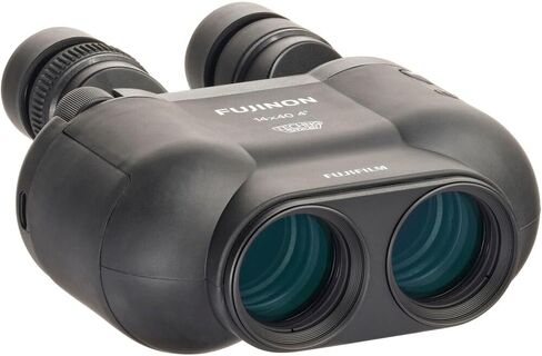 منظار Fujifilm Fujinon Techno-Stabi TS-X مقاس 14x40 لتثبيت الصورة، أسود مع شريحة تصميم الذروة + 4 بطاريات AA من Ansmann + المزيد من الملحقات in Kuwait