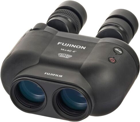 منظار Fujifilm Fujinon Techno-Stabi TS-X مقاس 14x40 لتثبيت الصورة، أسود مع شريحة تصميم الذروة + 4 بطاريات AA من Ansmann + المزيد من الملحقات in Kuwait