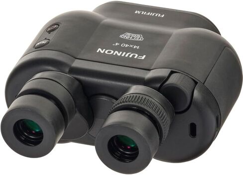 منظار Fujifilm Fujinon Techno-Stabi TS-X مقاس 14x40 لتثبيت الصورة، أسود مع شريحة تصميم الذروة + 4 بطاريات AA من Ansmann + المزيد من الملحقات in Kuwait