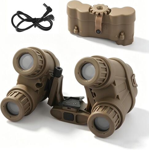 GPNVG-18 للرؤية الليلية بأربع عيون مجهر بانورامي NVG حملق نموذج قابل للقلب دمية الدعائم لملحقات خوذة Airsoft التكتيكية السريعة in Kuwait