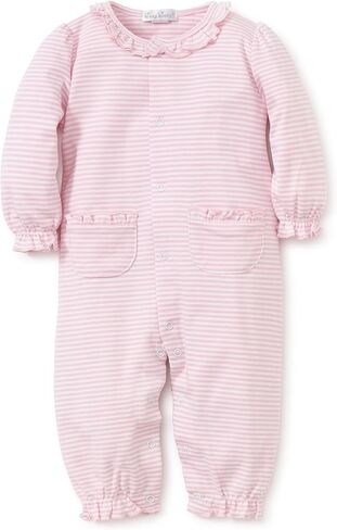 Kissy Kissy Baby Girls 100% Pima Cotton Simple Stripes Playsuit Footie, Newborn to 24 Months in Kuwait