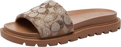 صندل Brynn Slide للسيدات من Coach باللون الكريستالي المميز in Kuwait