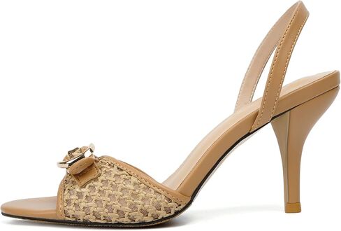 Vertundy Women's Slingback Kitten Heels Low Heel Square Open Toe Sandal Heels Fahion Dressy Women Shoes in Saudi Arabia