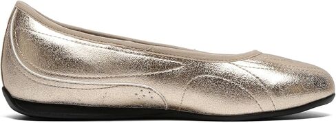 حذاء رياضي نسائي من Puma Catch Soleil Ballerina ميتاليك، Puma Gold PUMA Black، 8 in Kuwait