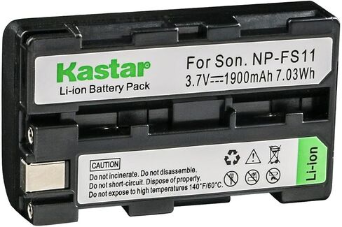 قطعة واحدة من بطارية بديلة NP-FS11 من Kastar لبطارية Sony NP-FS11 NP-F10 NP-FS10 NP-FS12، FS21، FS31، شاحن Sony AC-VQ11، شاحن AC-VF10 in Kuwait
