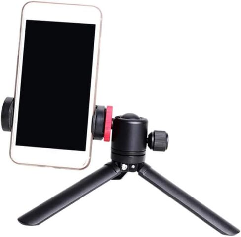 رأس كرة صغيرة من Operitacx، حامل ثلاثي القوائم لجهاز DSLR، حامل تثبيت معدني بخيط 1/4 بوصة مع محول الحذاء الساخن، ملحقات التصوير الفوتوغرافي المدمجة والبث المباشر in Kuwait
