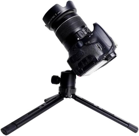 رأس كرة صغيرة من Operitacx، حامل ثلاثي القوائم لجهاز DSLR، حامل تثبيت معدني بخيط 1/4 بوصة مع محول الحذاء الساخن، ملحقات التصوير الفوتوغرافي المدمجة والبث المباشر in Kuwait
