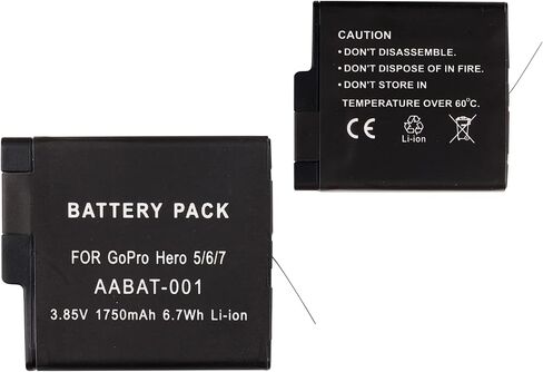 بطارية بديلة AABAT-001 متوافقة مع GoPro HERO5، HERO6، HERO7 in Kuwait