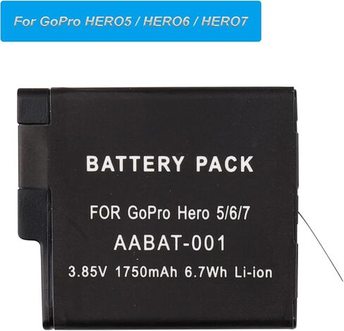 بطارية بديلة AABAT-001 متوافقة مع GoPro HERO5، HERO6، HERO7 in Kuwait