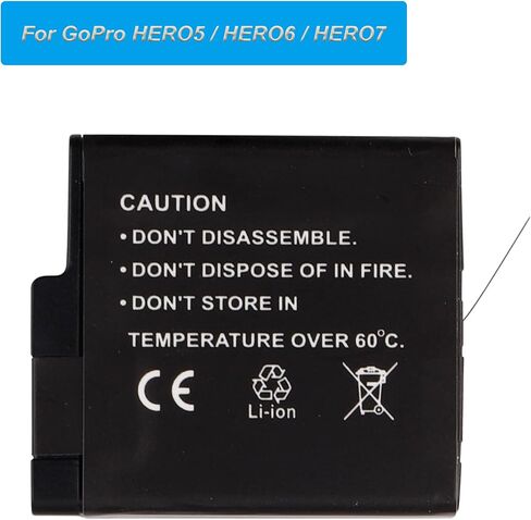بطارية بديلة AABAT-001 متوافقة مع GoPro HERO5، HERO6، HERO7 in Kuwait