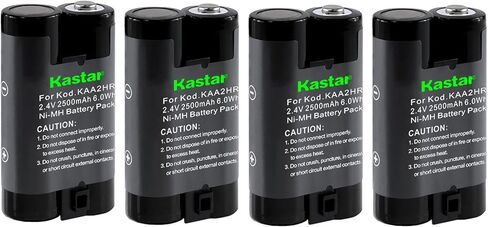 Kastar 1-Pack KAA2HR استبدال بطارية Kodak EasyShare C913، C1013، CD33، CD40، CD43، CD50، CD93، CD913، CW330، CX417P، CX4200، CX4210، CX4230، CX4300، CX4310، CX6200، CX6230، كاميرا سي اكس 6330 in Kuwait