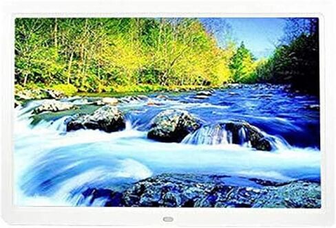 إطار صور رقمي مقاس 15 بوصة مع شاشة LED عالية الدقة مقاس 1280X800، تدوير تلقائي، تشغيل الفيديو/الموسيقى، مفتاح الوقت، جهاز التحكم عن بعد in Kuwait