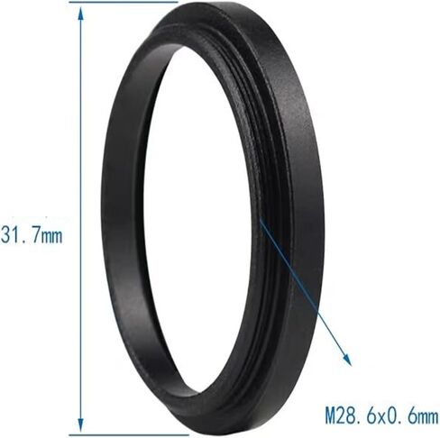 M30 * 1 مللي متر أنثى إلى M28.6*0.6 مللي متر ذكر المواضيع تحويل T حلقة محول ل 1.25 بوصة تلسكوب تصفية محول in Kuwait