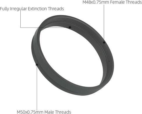 M50 ذكر إلى M48 أنثى المواضيع T-حلقة محول M50 * 0.75 مللي متر تحويل إلى M48 * 0.75 مللي متر تلسكوب مرآة محول المواضيع تحويل in Kuwait