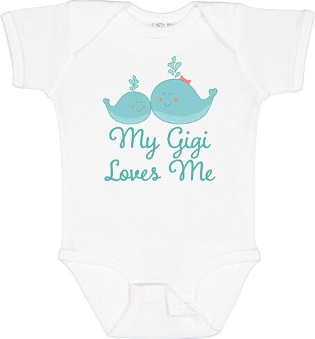inktastic My Gigi Loves Me Baby Bodysuit in Saudi Arabia