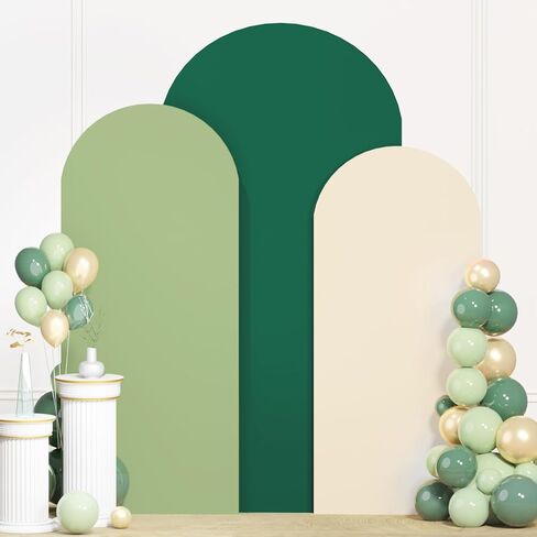 Arch Covers Stretchy Backdrop Set of 3 Navy Arch Cover 7.2ft 6.6ft 6ft Wedding Arches Stand Cover Spandex Arch Backdrop Cover for Arched Stand Covers for Birthday Party Baby Shower Decor in Saudi Arabia