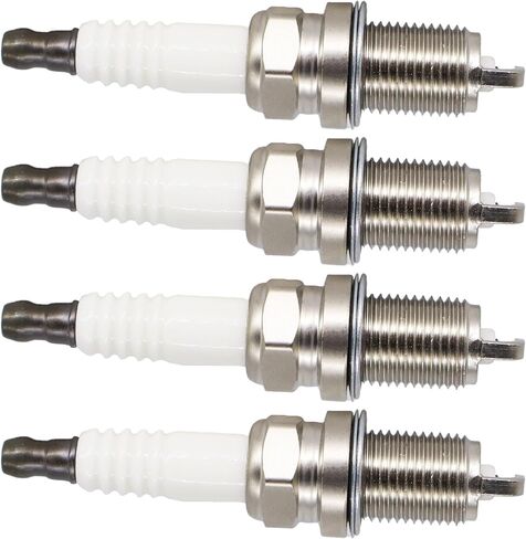 9807B-561BW مجموعة من 4 قابس شرارة Iridium متوافق مع Acura ، Audi ، BMW ، Dodge ، Ford ، Honda ، Jeep ، Mazda ، Mitsubishi Raider ، Ram 1500 Dakota ، Volkswagen Beetle Golf Jetta Passat Phaeton repaces 5266 in Kuwait