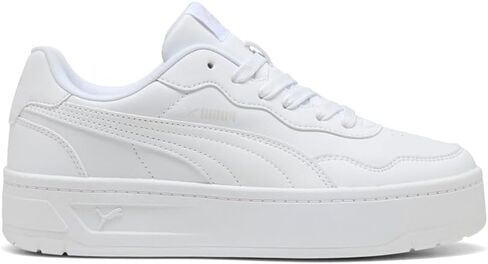 حذاء رياضي نسائي برباط من PUMA Court Lally Skye كاجوال - أبيض in Kuwait