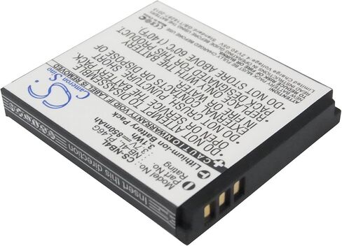 بطارية بديلة XPS متوافقة مع CANON Digital IXUS 100 IS Digital IXUS 110 IS Digital IXUS 120 IS Digital IXUS 130 Digital IXUS 30 Digital IXUS 40 Digital IXUS 50 وغيرها PN NB-4L PL46G in Kuwait