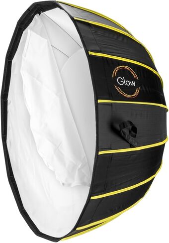 صندوق إضاءة Glow EZ Lock Parabolic Softbox لـ Flashpoint XPLOR 300 و400 للتركيب المباشر (25.5 بوصة - أبيض). in Kuwait