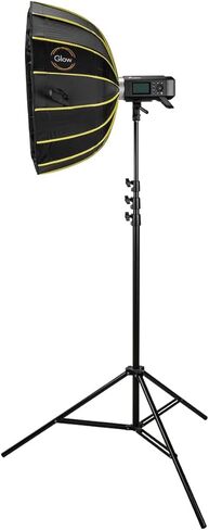 صندوق إضاءة Glow EZ Lock Parabolic Softbox لـ Flashpoint XPLOR 300 و400 للتركيب المباشر (25.5 بوصة - أبيض). in Kuwait