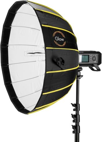صندوق إضاءة Glow EZ Lock Parabolic Softbox لـ Flashpoint XPLOR 300 و400 للتركيب المباشر (25.5 بوصة - أبيض). in Kuwait