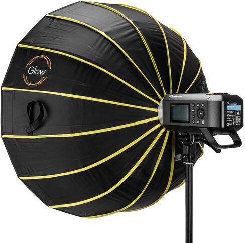 صندوق إضاءة Glow EZ Lock Parabolic Softbox لـ Flashpoint XPLOR 300 و400 للتركيب المباشر (25.5 بوصة - أبيض). in Kuwait
