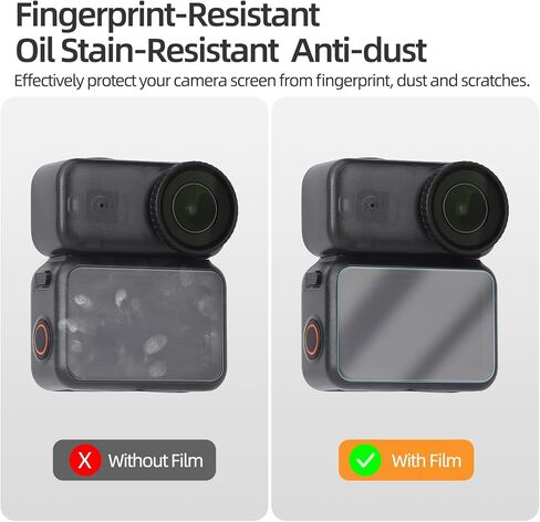 حقيبة حمل صغيرة + واقي شاشة لـ DJI Osmo Nano، حقيبة تخزين صغيرة لحماية السفر من البولي يوريثان، حقيبة صغيرة محمولة وعبوتين من الزجاج المقسى بصلابة 9H لملحقات DJI Osmo Nano (أسود) in Kuwait